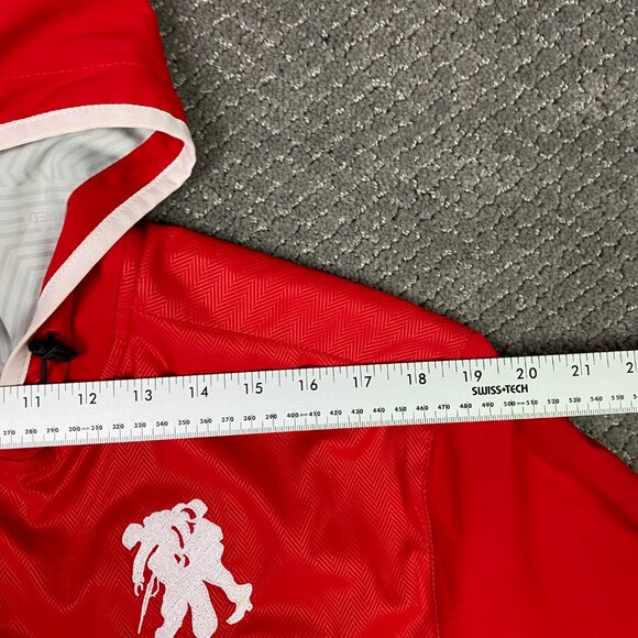Under Armour Wounded Warrior Project Jacket Hoodie Men's Large Red Infrared - Picture 10 of 12